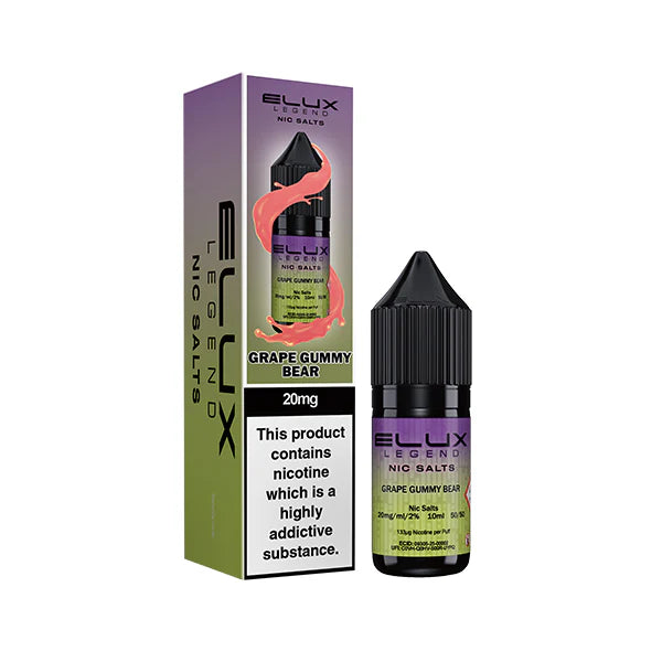 Grape Gummy Bear Nic Salt by Elux