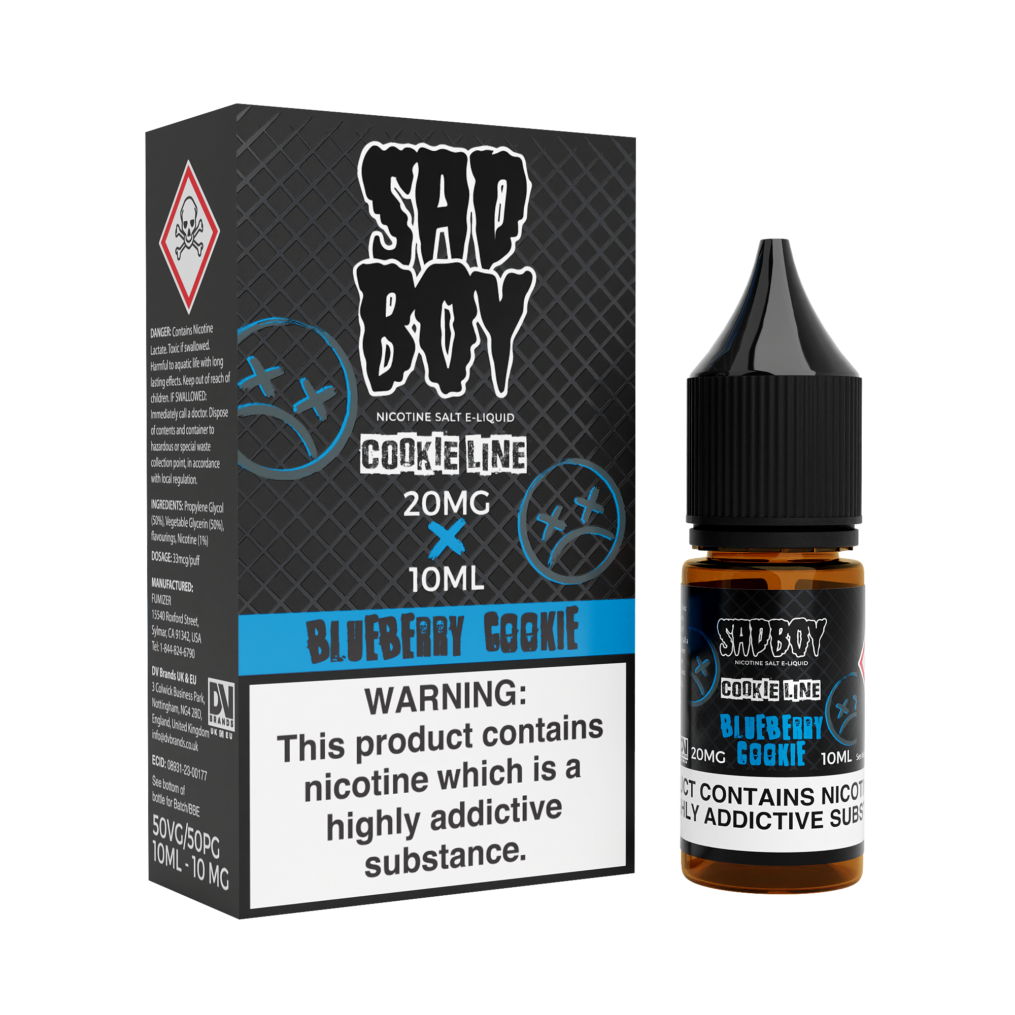 Blueberry Cookie Nic Salt by Sadboy E-Liquids