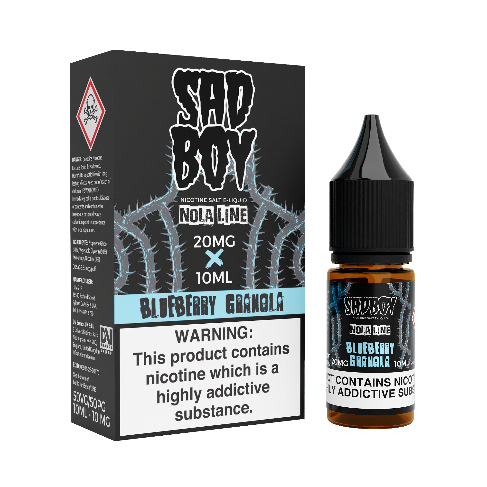 Blueberry Granola Nic Salt by Sadboy E-Liquids