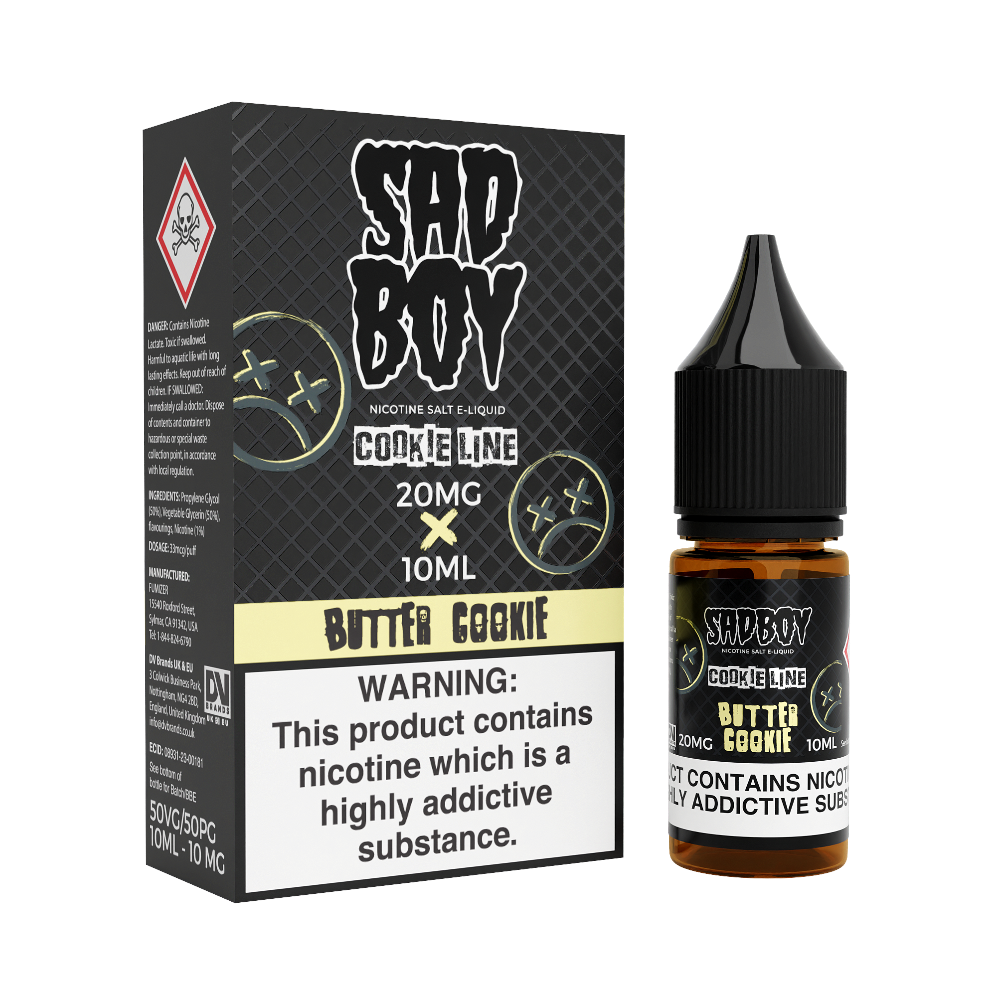 Butter Cookie Nic Salt by Sadboy E-Liquids