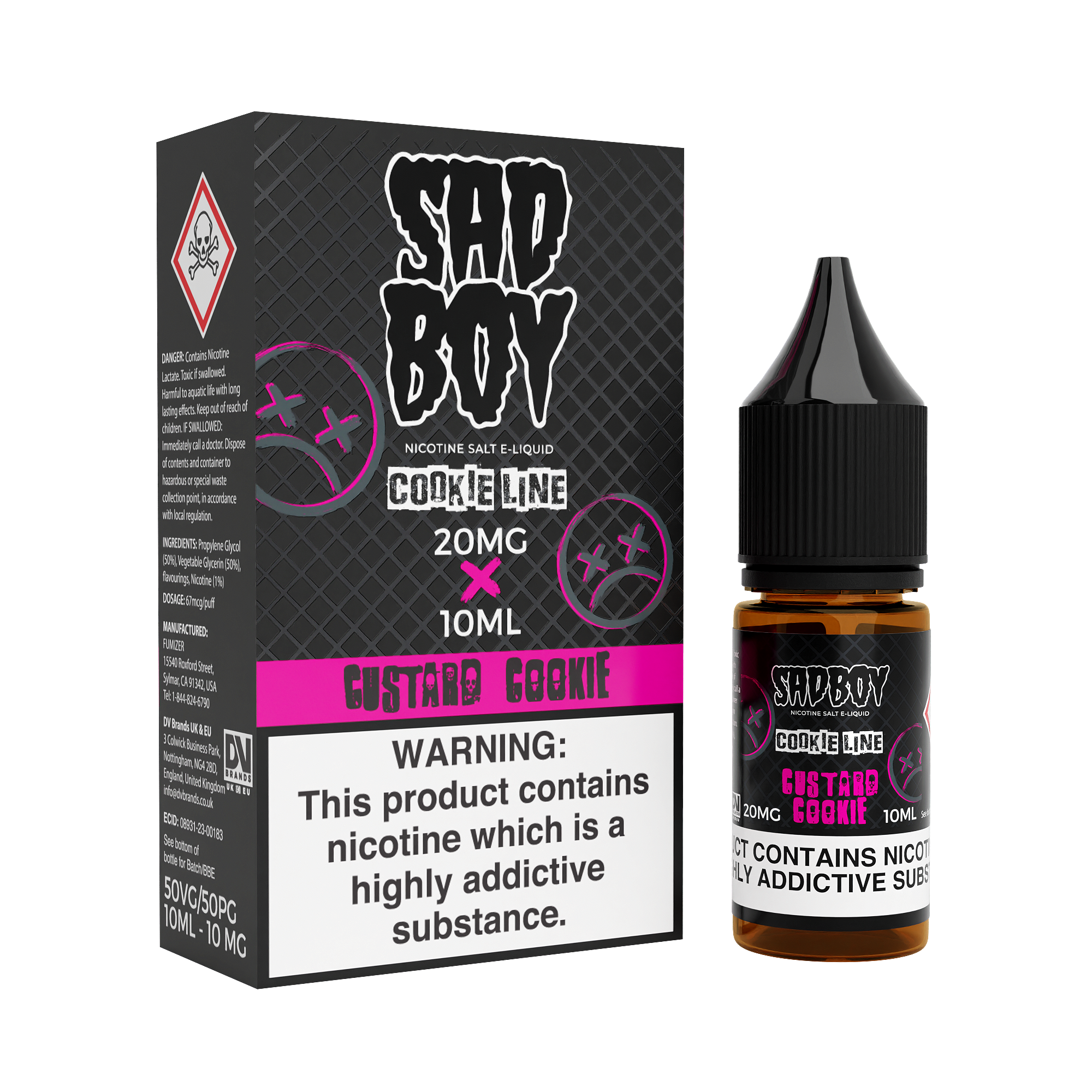 Custard Cookie Nic Salt by Sadboy E-Liquids