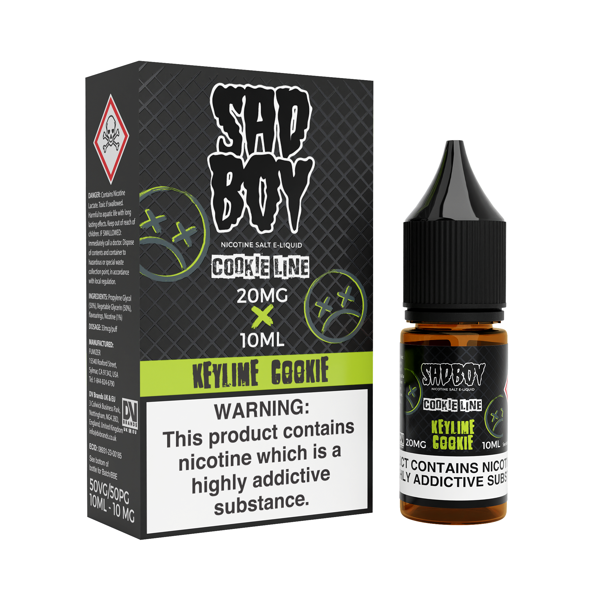 Keylime Cookie Nic Salt by Sadboy E-Liquids