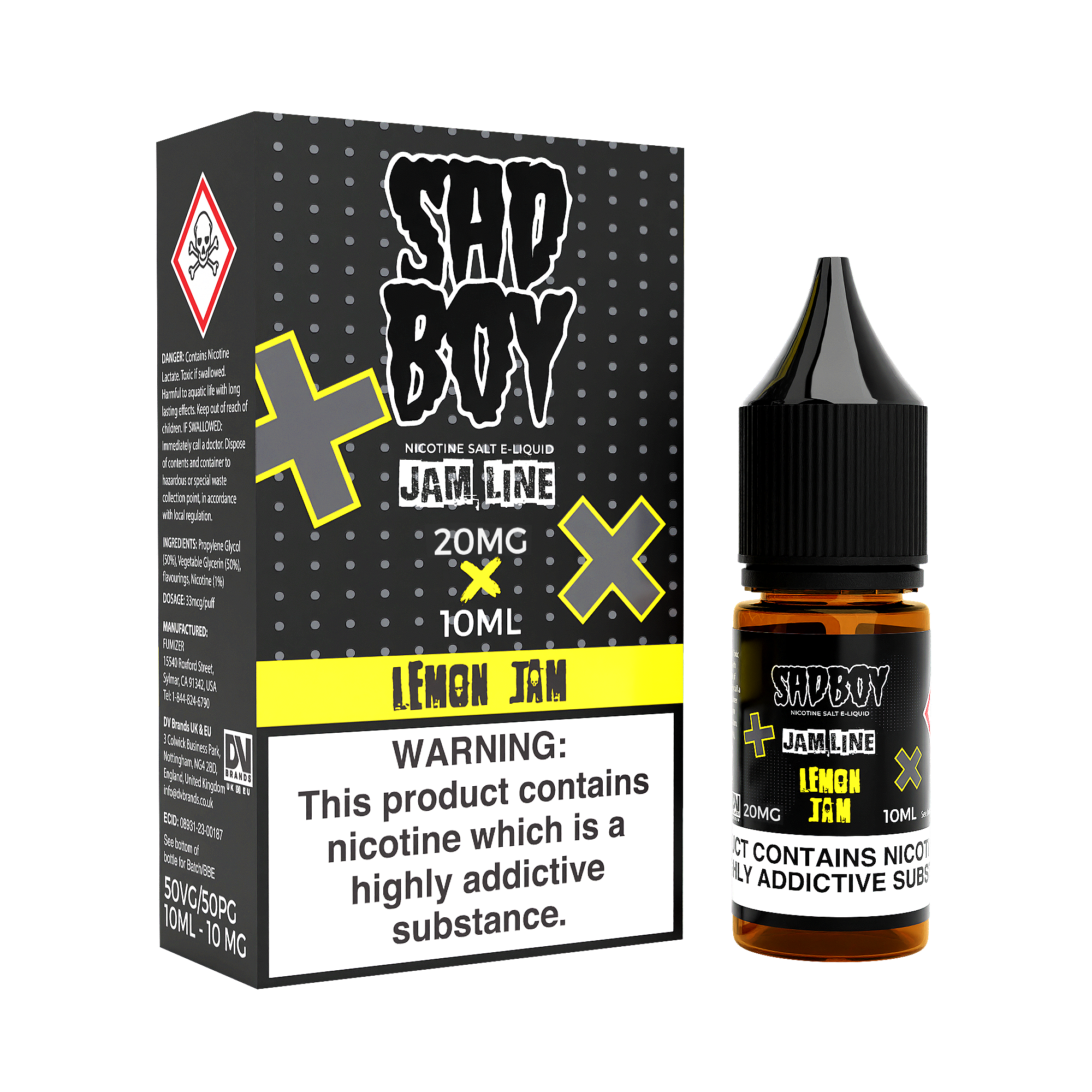 Lemon Jam Nic Salt by Sadboy E-Liquids