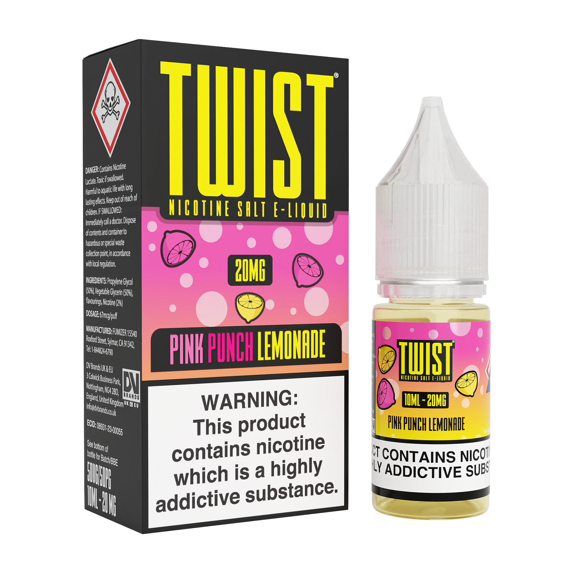 Pink Punch Lemonade Nic Salt by Twist E-Liquids