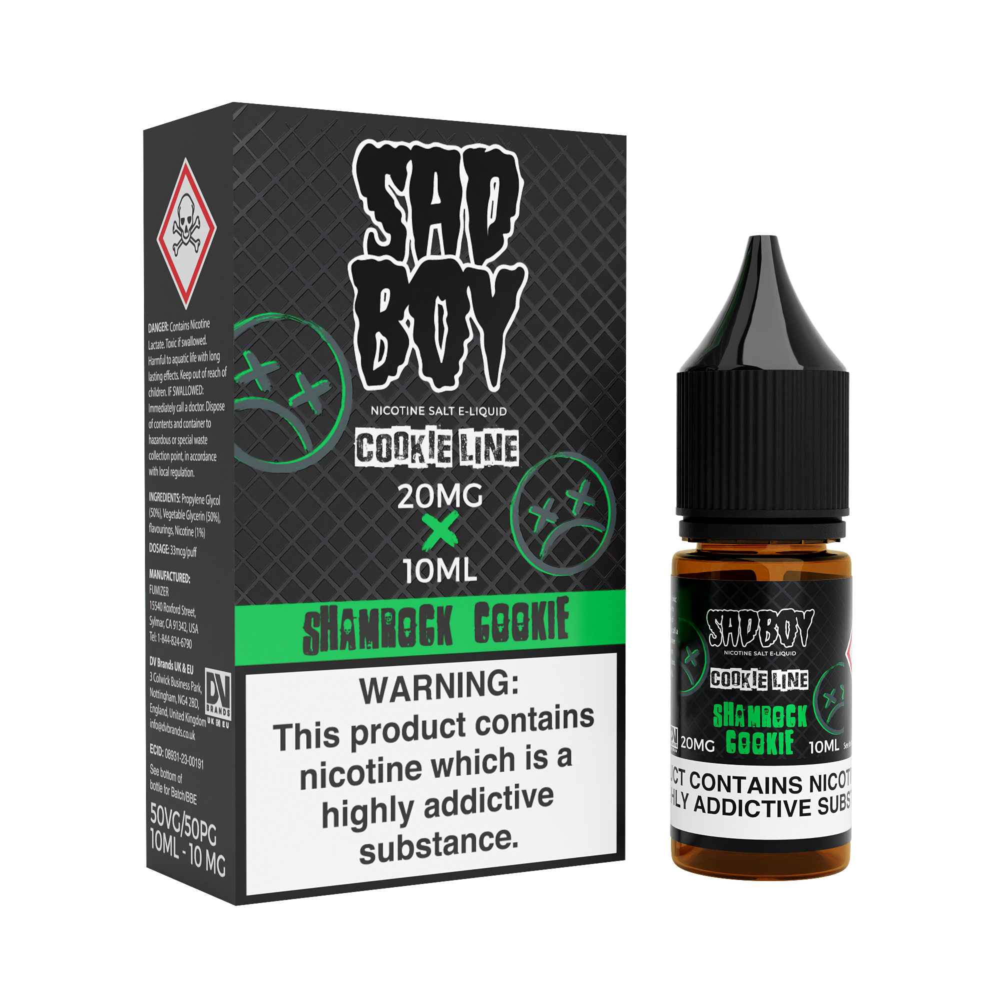 Shamrock Cookie Nic Salt by Sadboy E-Liquids