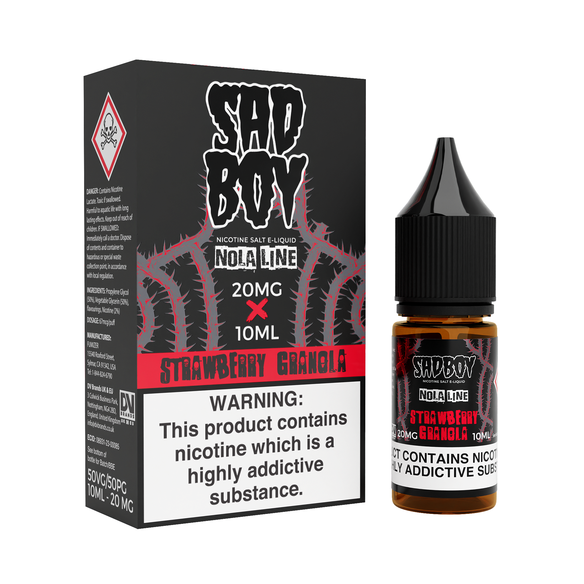 Strawberry Granola Nic Salt by Sadboy E-Liquids