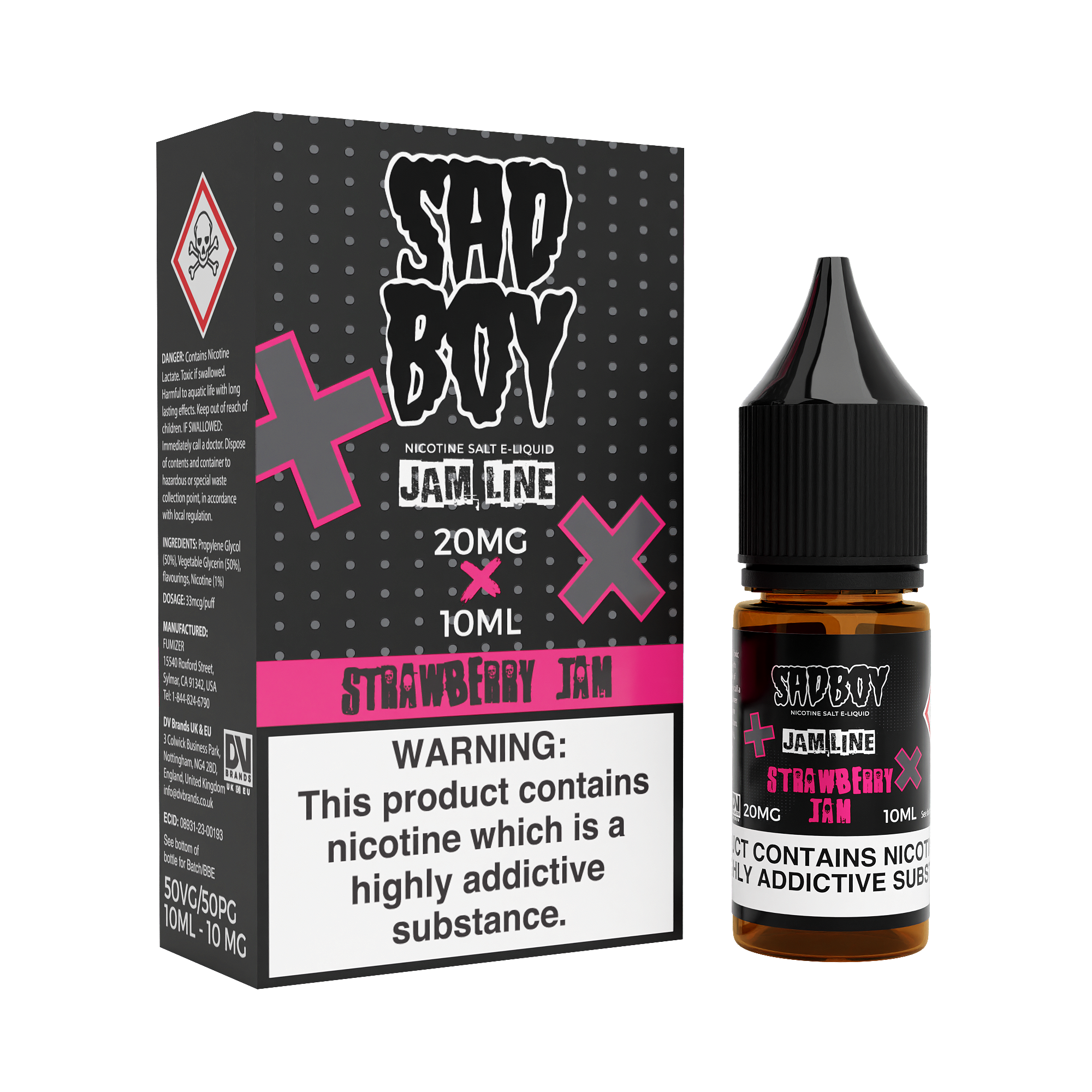 Strawberry Jam Nic Salt by Sadboy E-Liquids