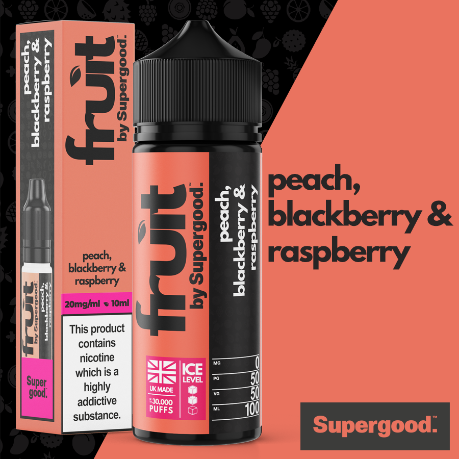 Peach, Blackberry & Raspberry by Supergood Fruit