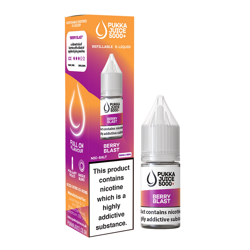 Berry Blast by Pukka Juice Nic Salt 5000+