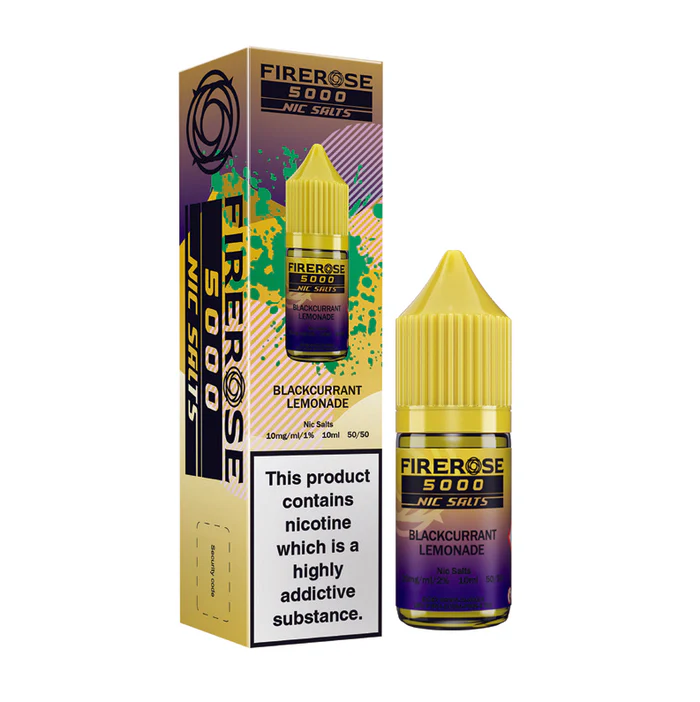 Blackcurrant Lemonade Nic Salt by Firerose 5000