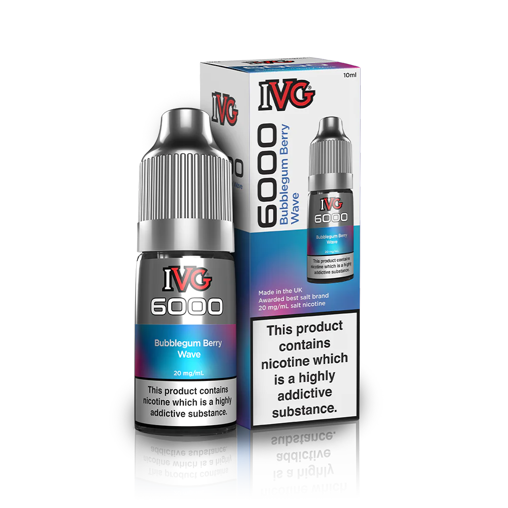 Bubblegum Berry Wave by IVG 6000 Nic Salt