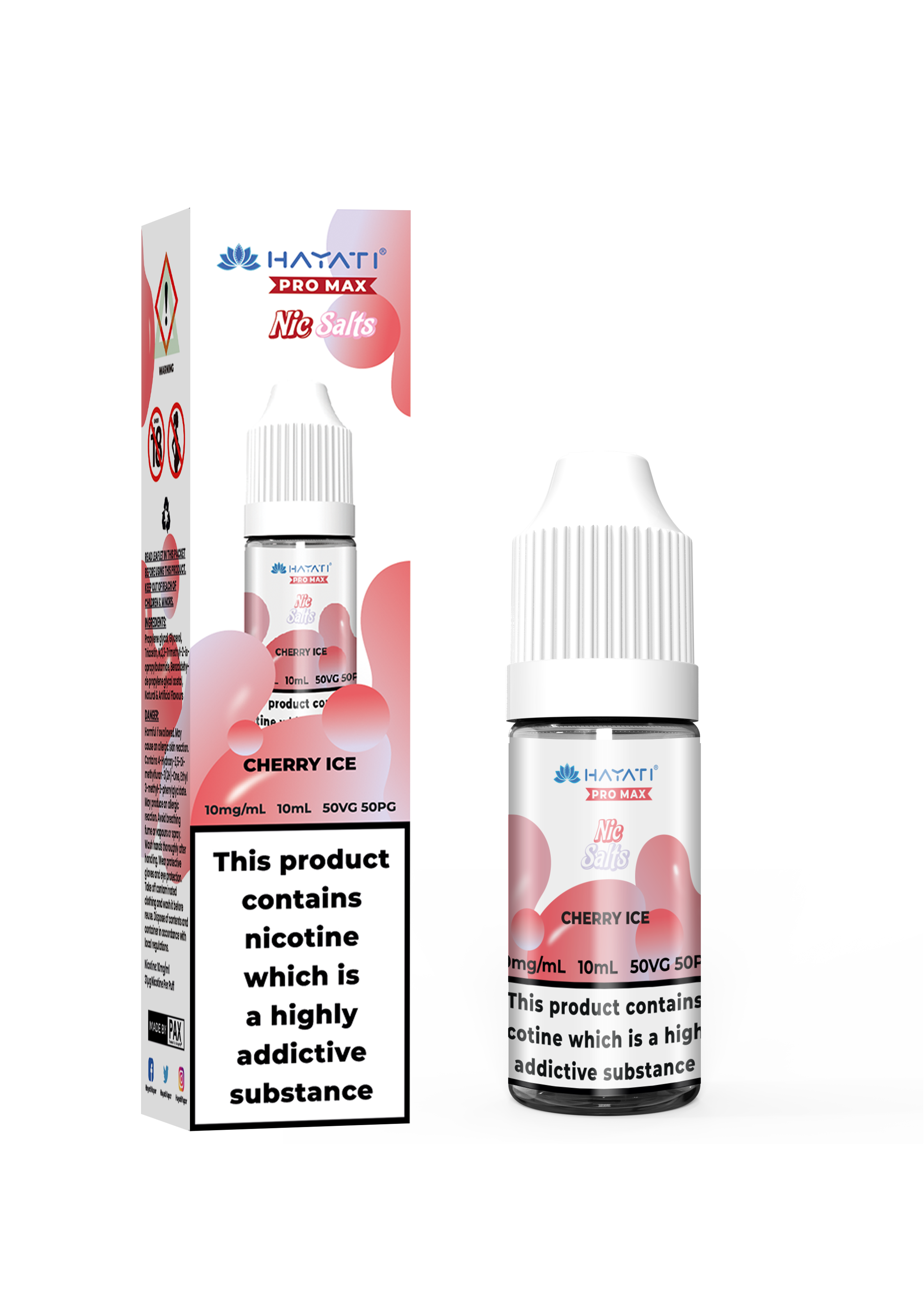 Cherry Ice Nic Salt by Hayati Pro Max