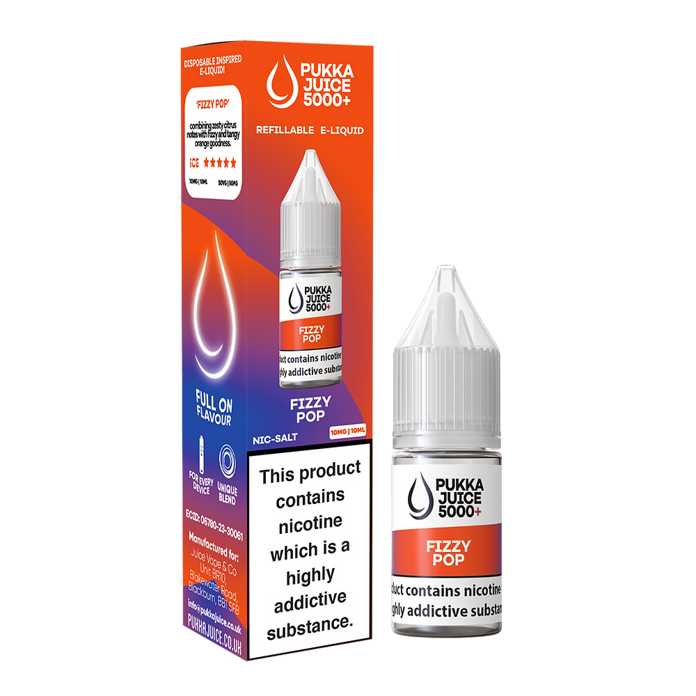 Fizzy Pop by Pukka Juice Nic Salt 5000+