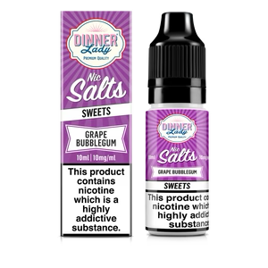 Grape Bubblegum Nic Salt by Dinner Lady