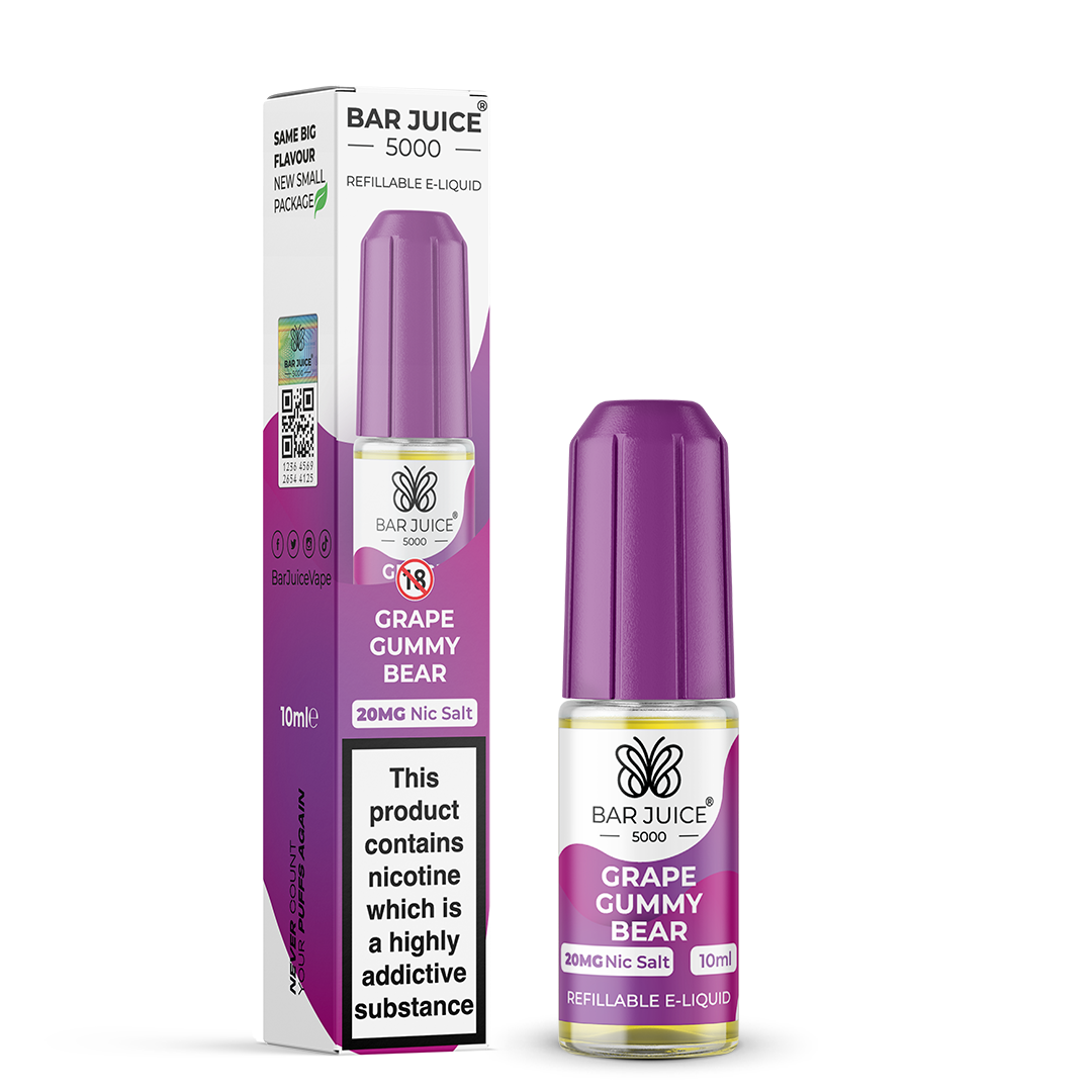 Grape Gummy Bear Nic Salt - Bar Juice 5000