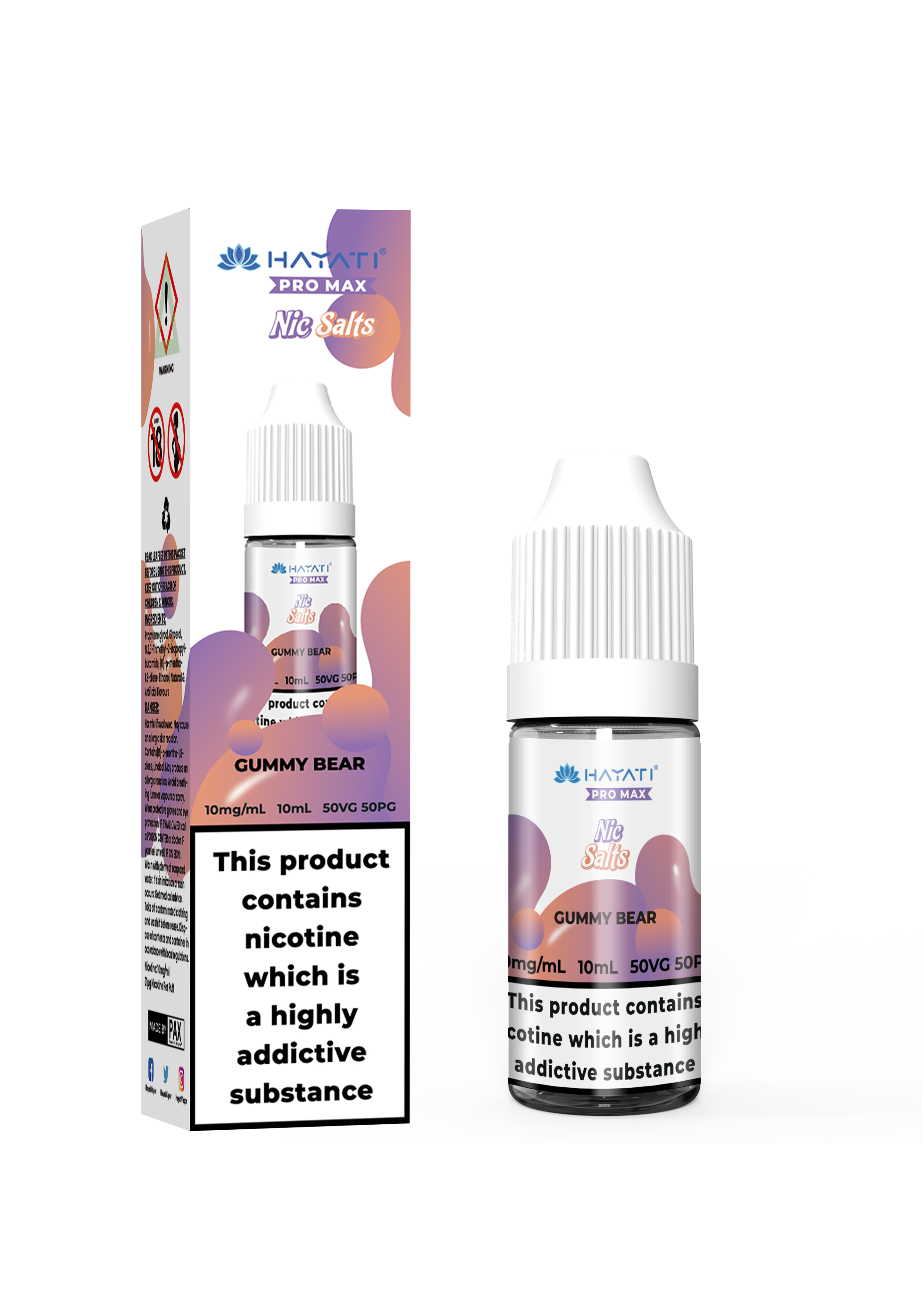 Gummy Bear Nic Salt by Hayati Pro Max