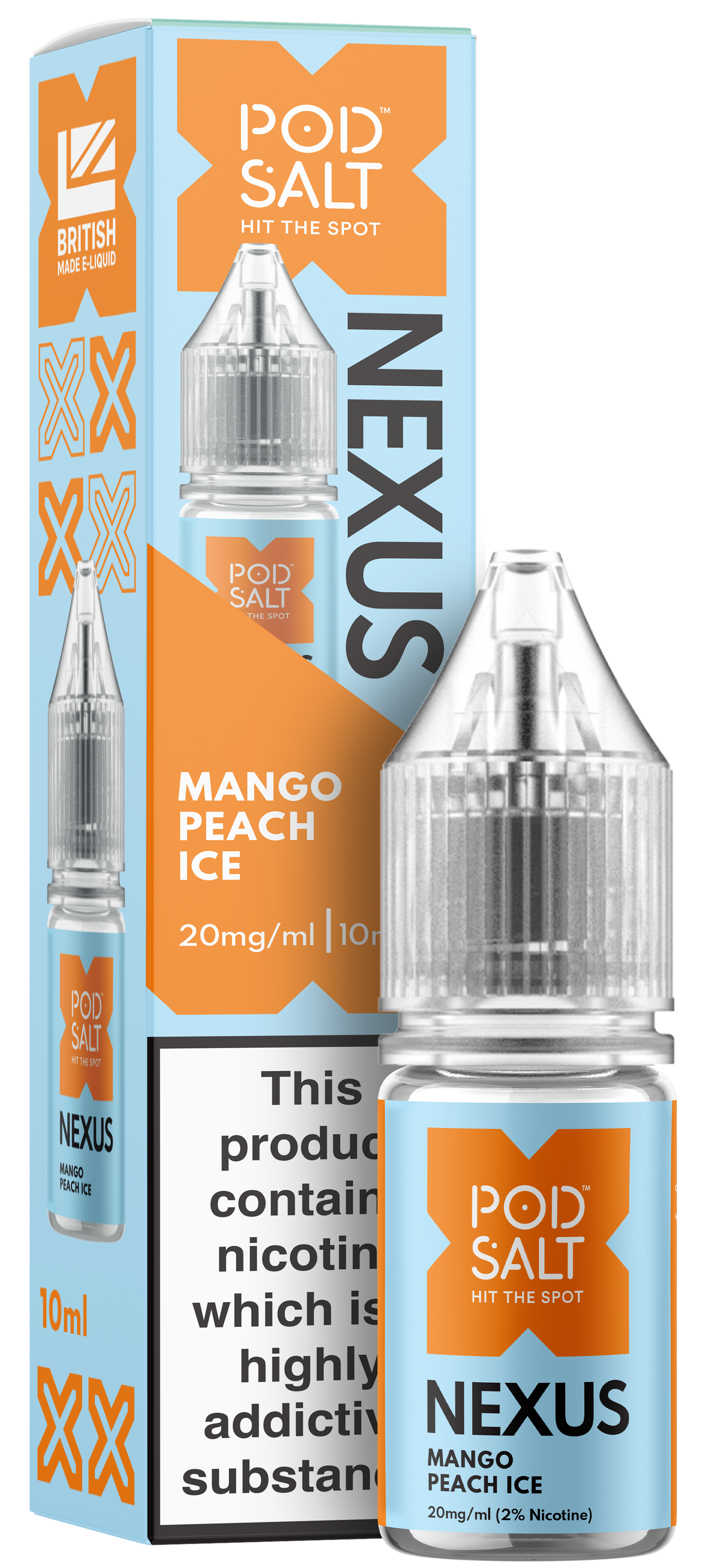 Mango Peach Ice by Nexus Nic Salt
