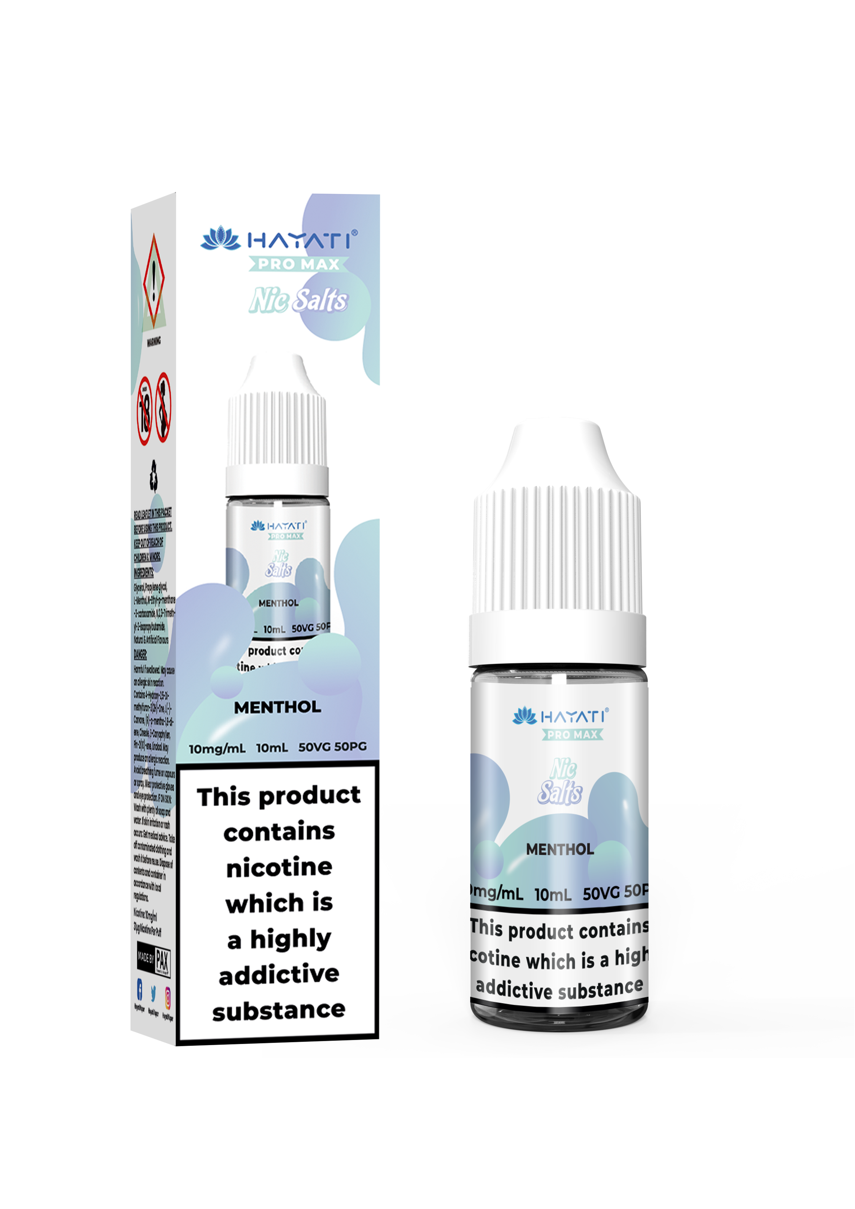 Menthol Nic Salt by Hayati Pro Max