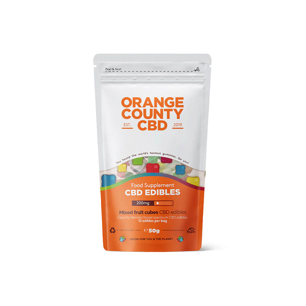 CBD Gummy Cubes Grab Bag (200mg) by Orange County CBD