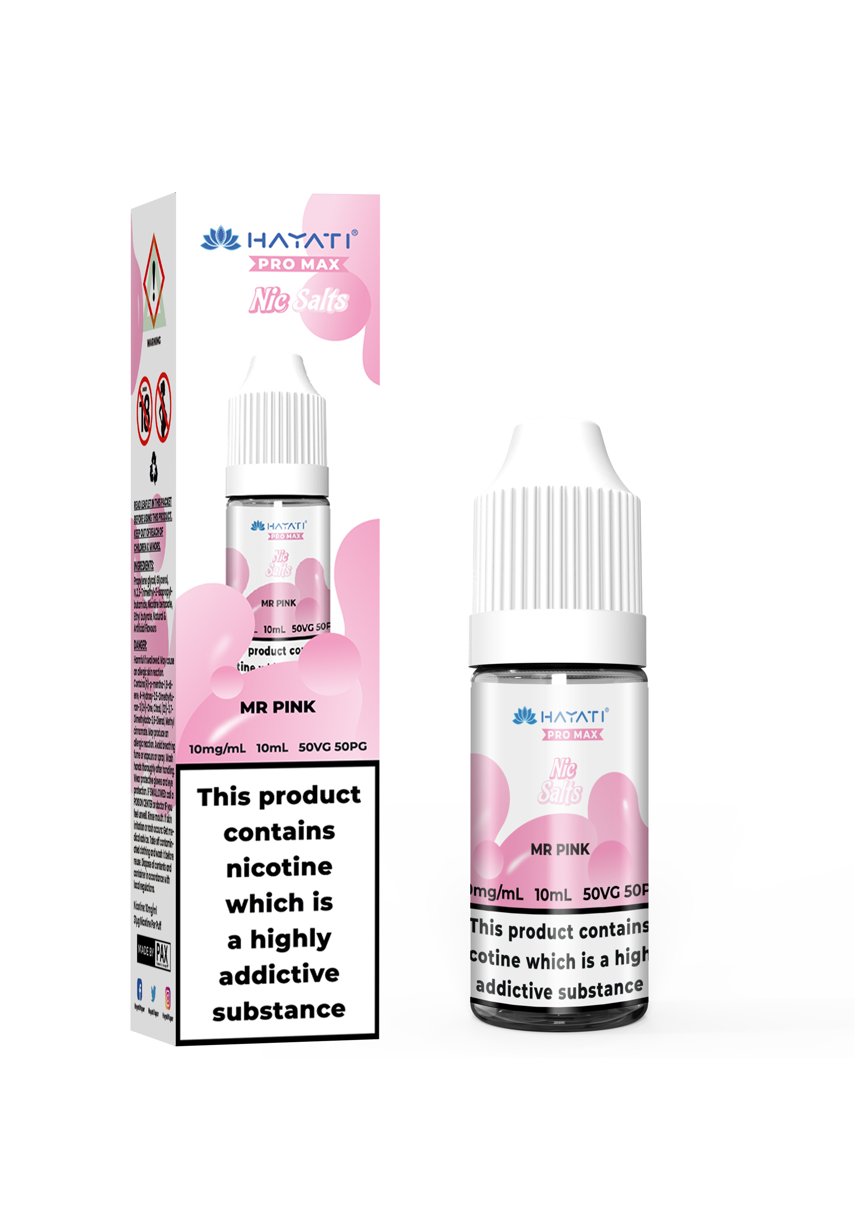Mr Pink Nic Salt by Hayati Pro Max