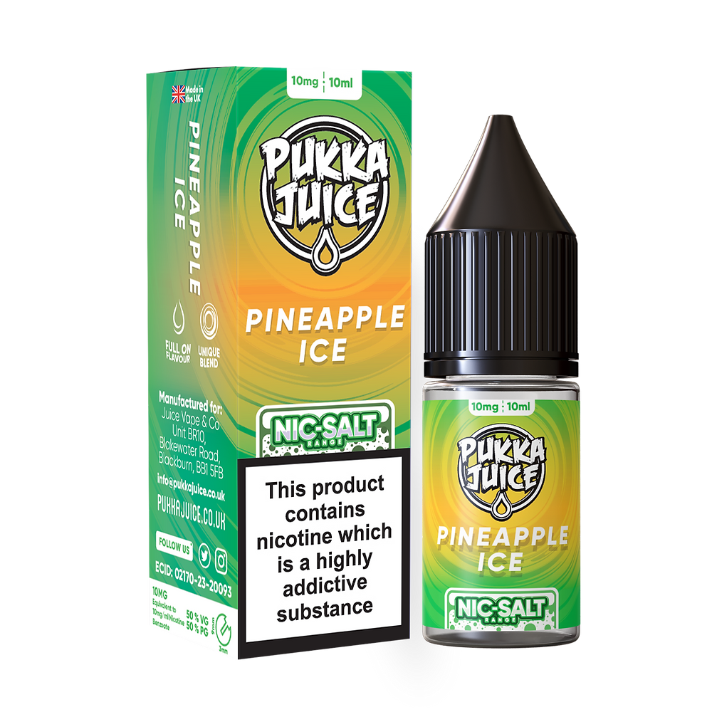 Pineapple Ice Nic Salt by Pukka Juice