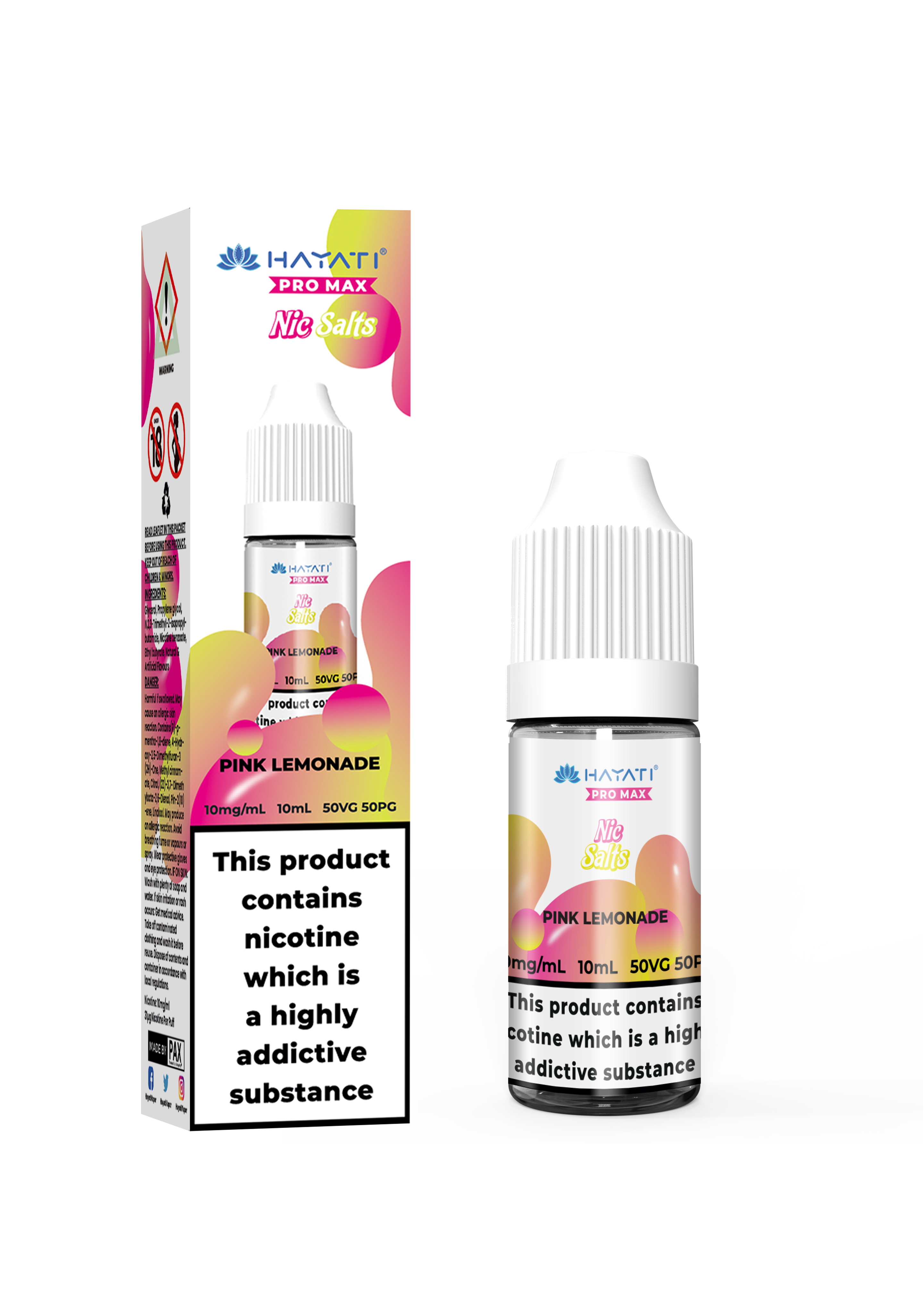 Pink Lemonade Nic Salt by Hayati Pro Max