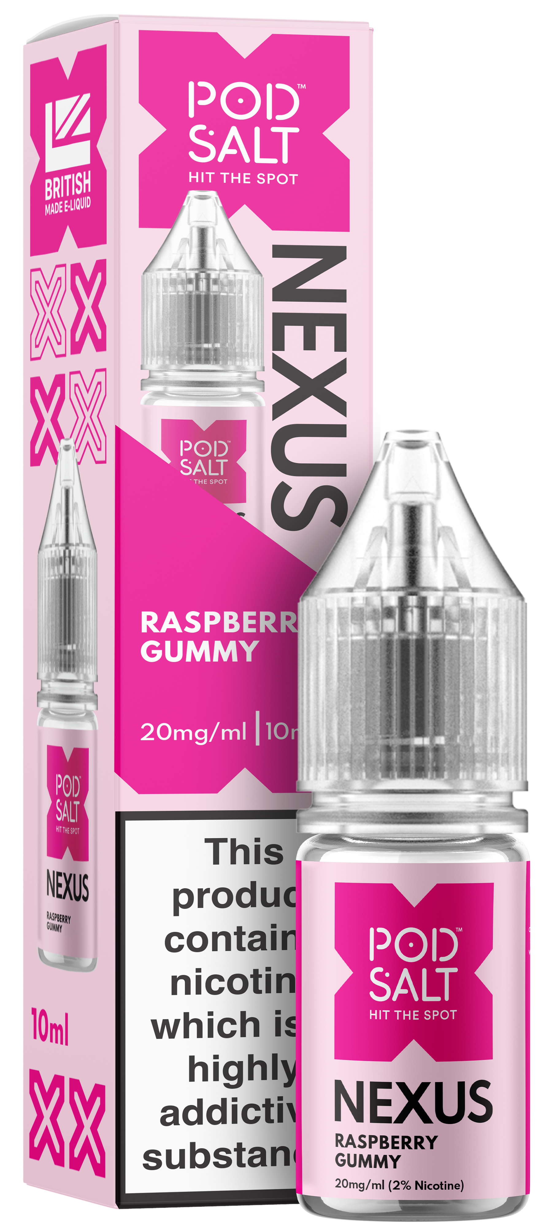 Raspberry Gummy by Nexus Nic Salt