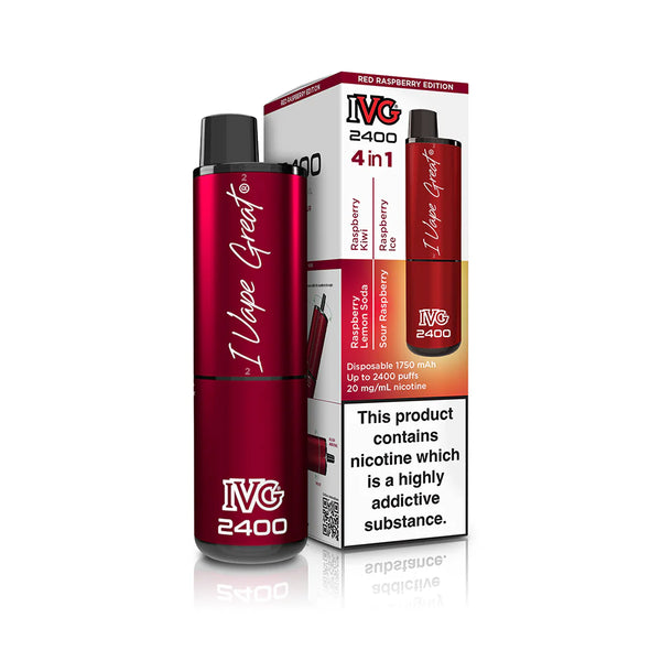 IVG 2400 Kit Red Raspberry Edition