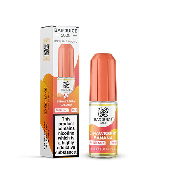 Strawberry Banana Nic Salt - Bar Juice 5000