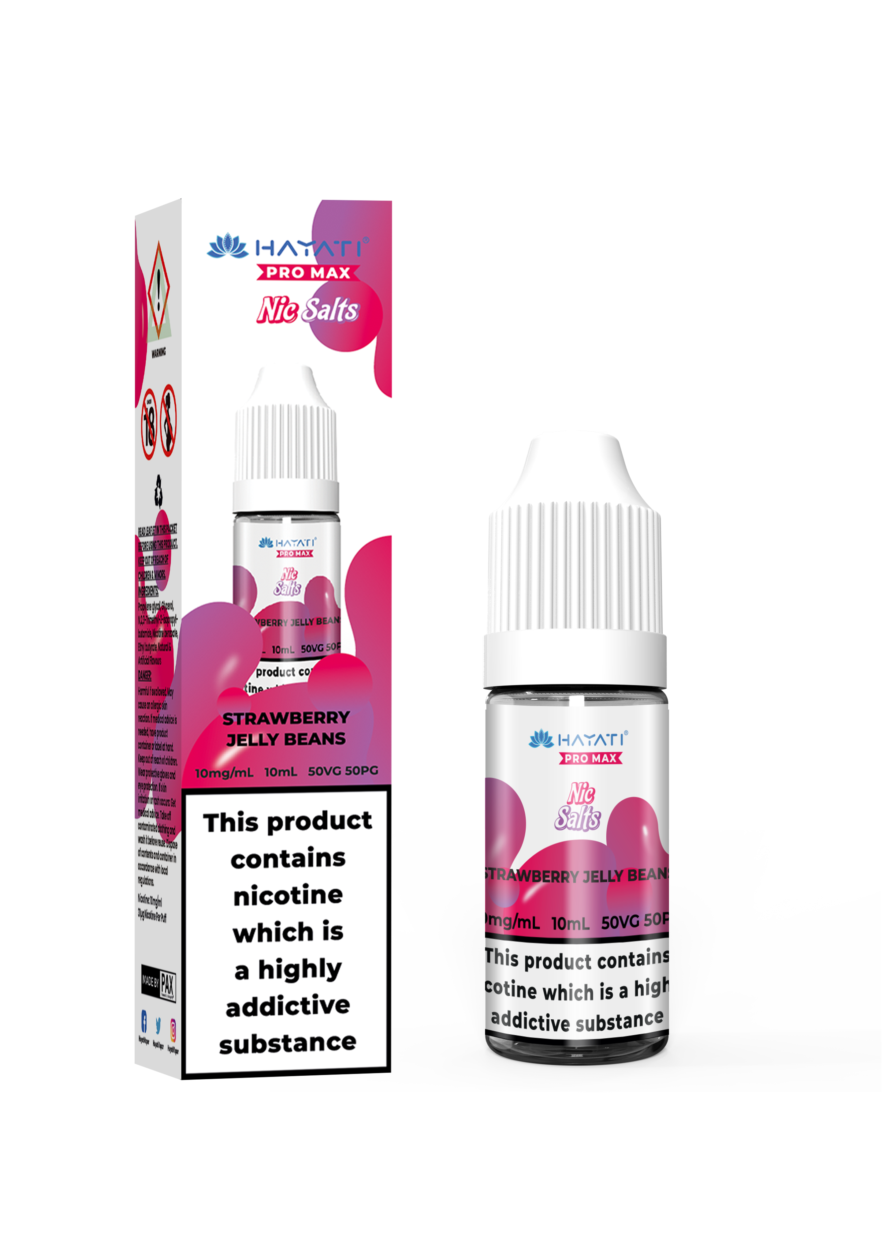 Strawberry Jelly Beans Nic Salt by Hayati Pro Max