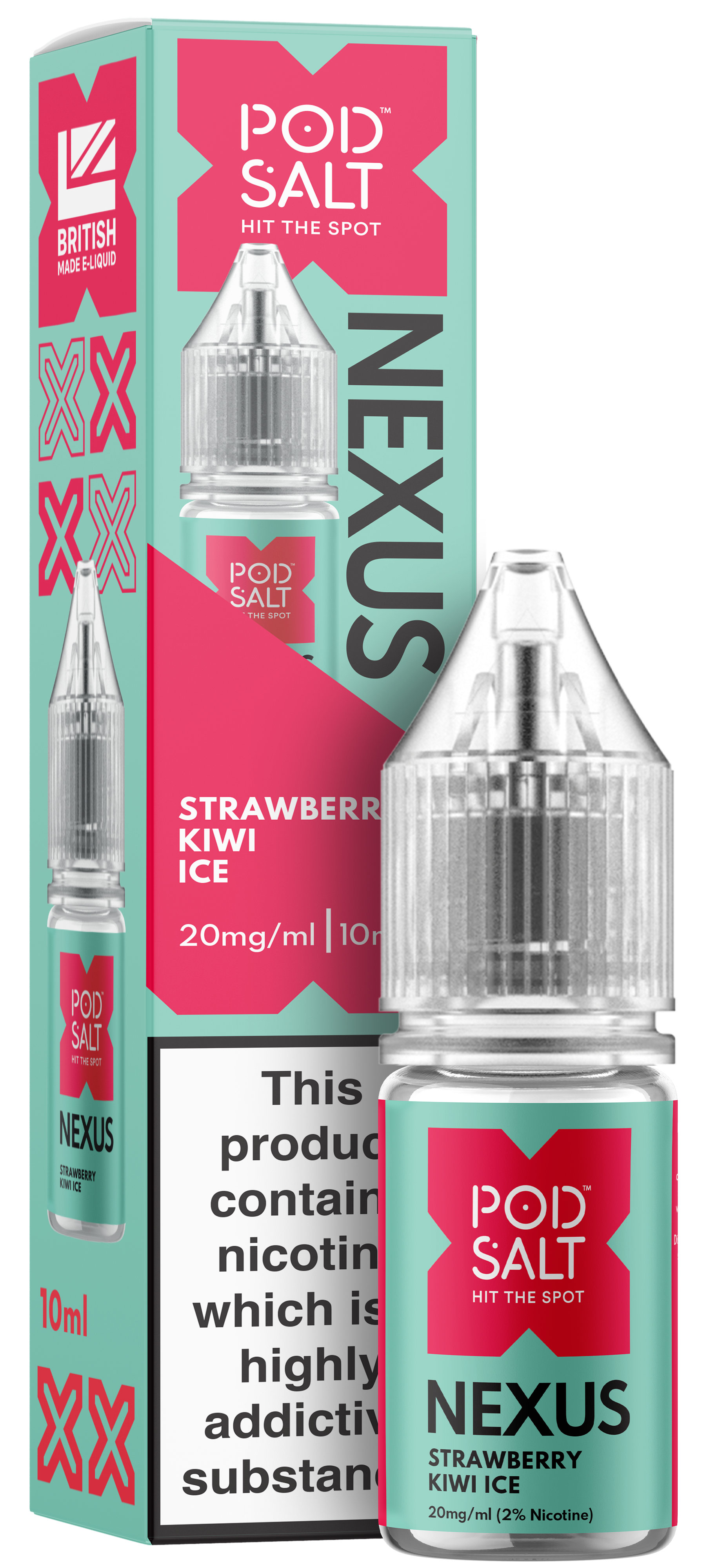 Strawberry Kiwi Ice by Nexus Nic Salt