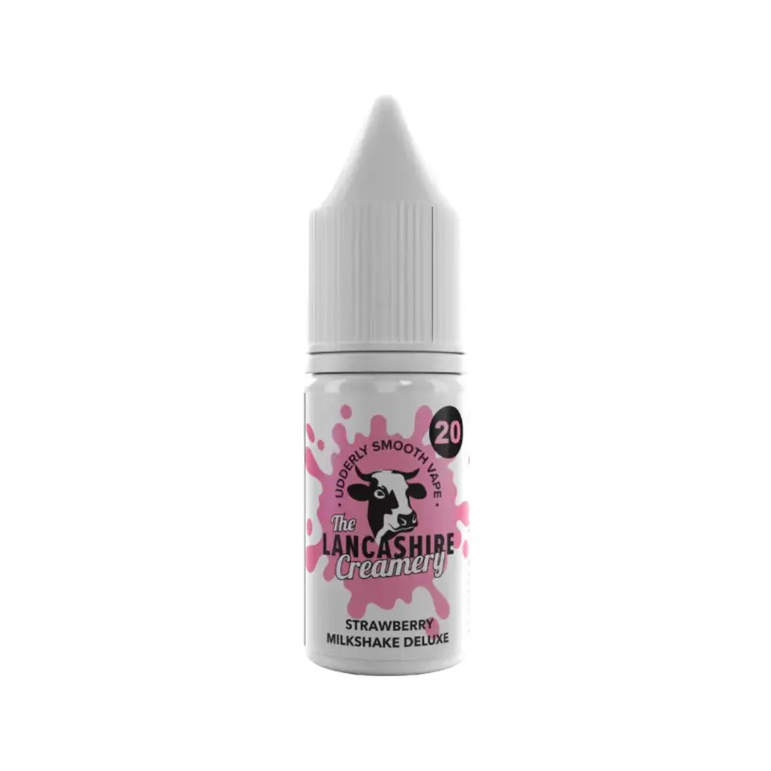 Strawberry Milkshake Deluxe Nic Salt by Lancashire Creamery