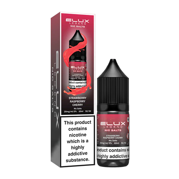 Strawberry Raspberry Cherry Nic Salt by Elux