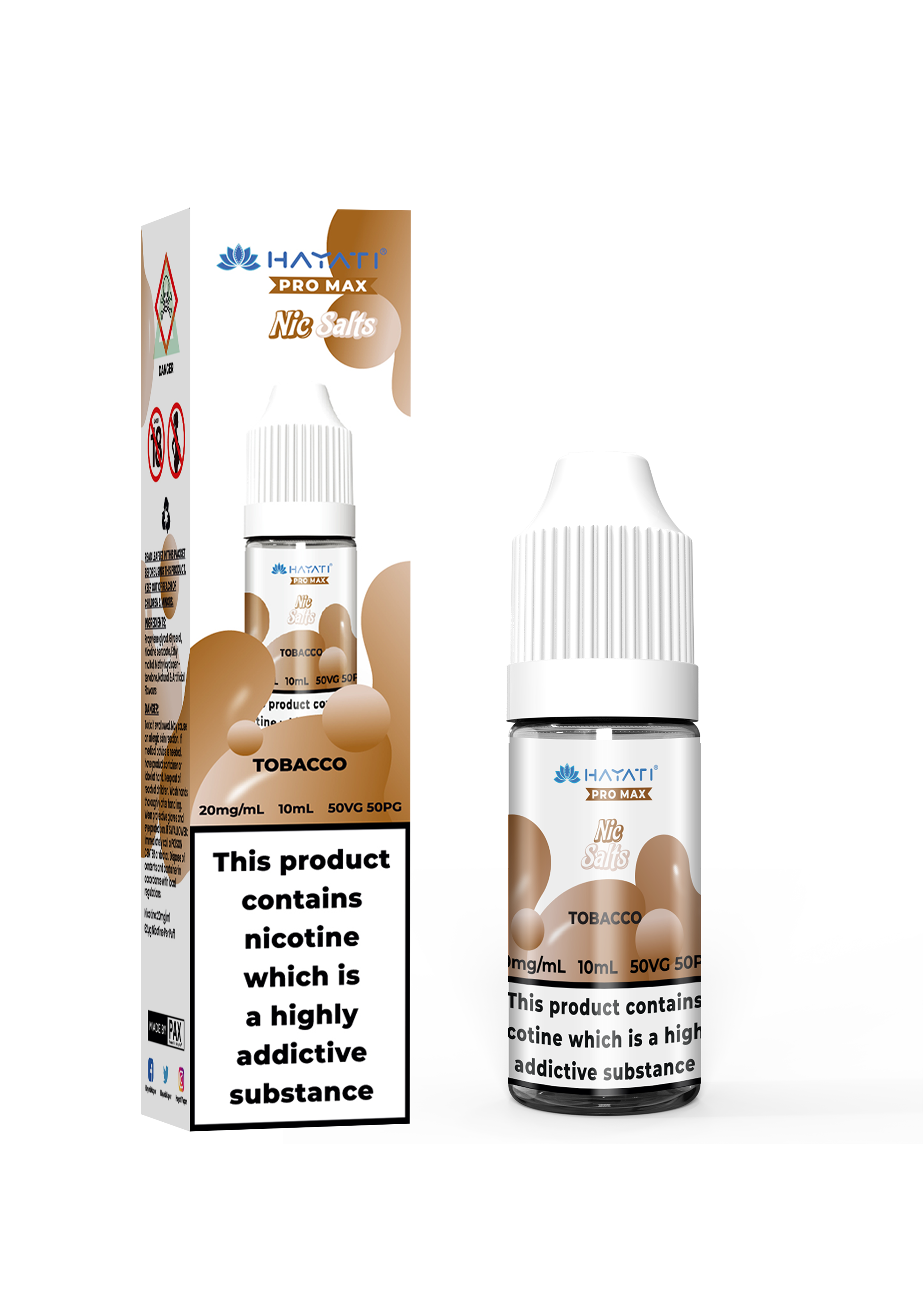 Tobacco Nic Salt by Hayati Pro Max