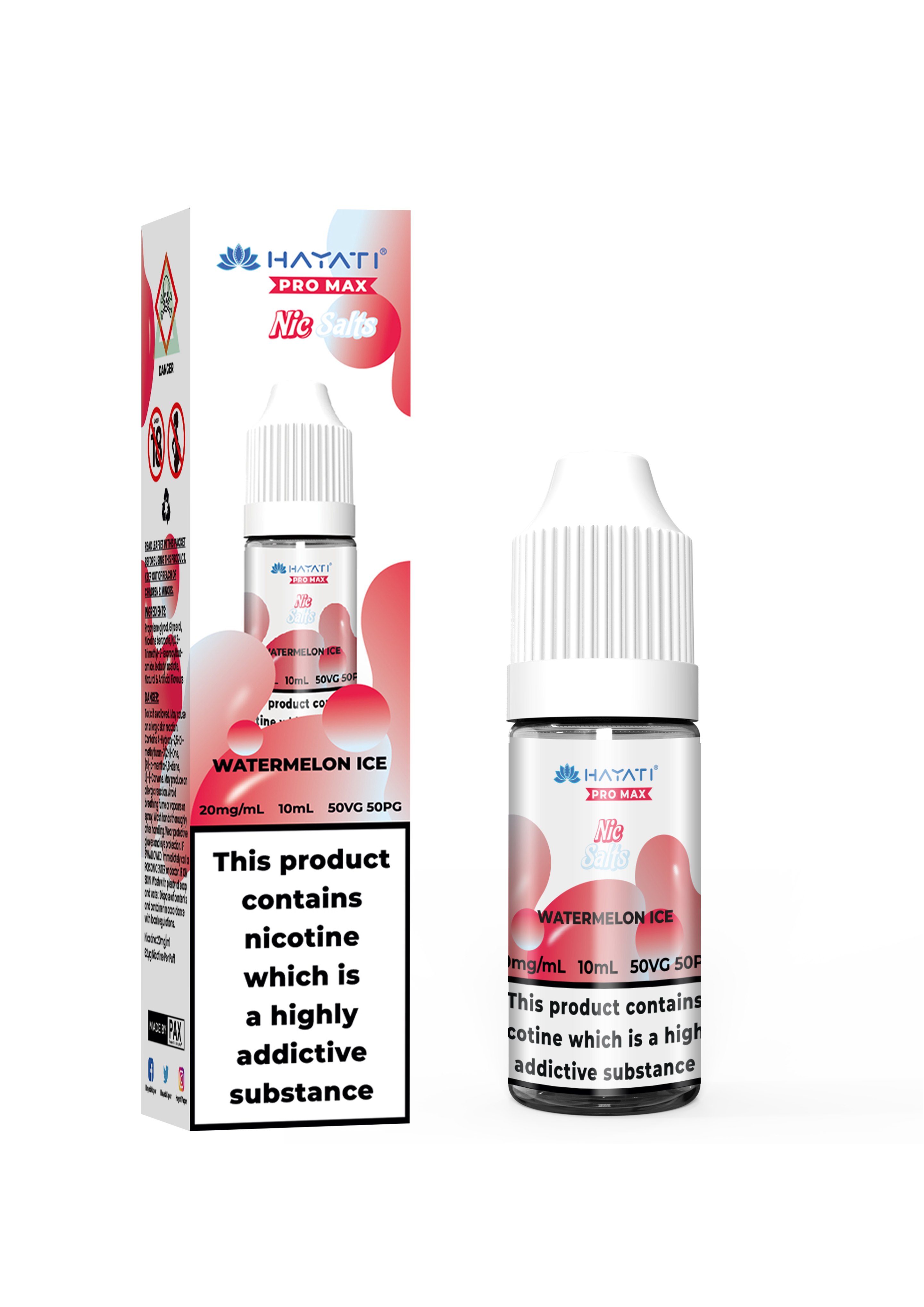 Watermelon Ice Nic Salt by Hayati Pro Max