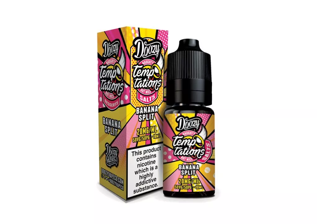 Doozy Temptations Banana Split Nic Salt