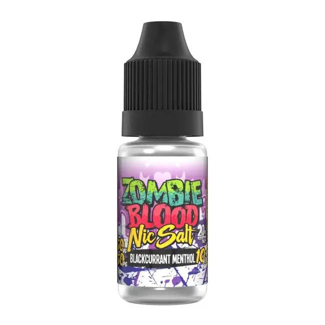Blackcurrant Menthol Nic Salt By Zombie Blood