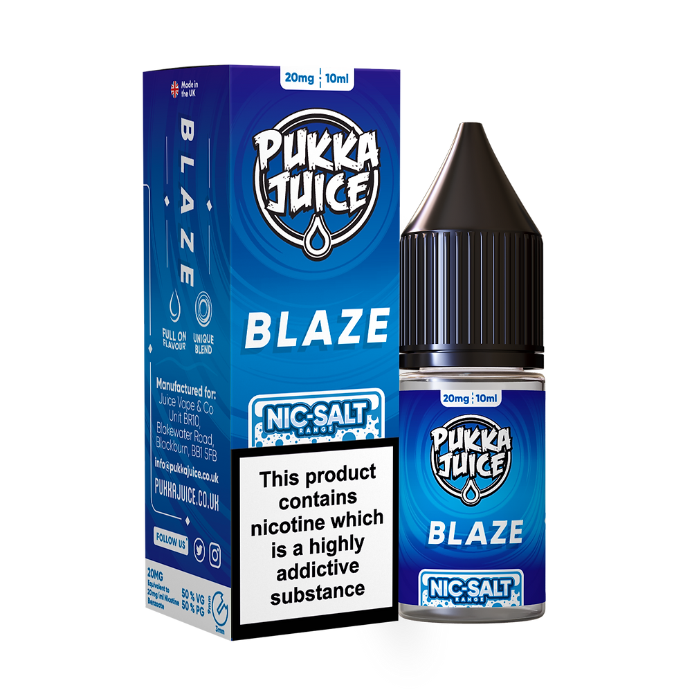 Blaze Nic Salt by Pukka Juice