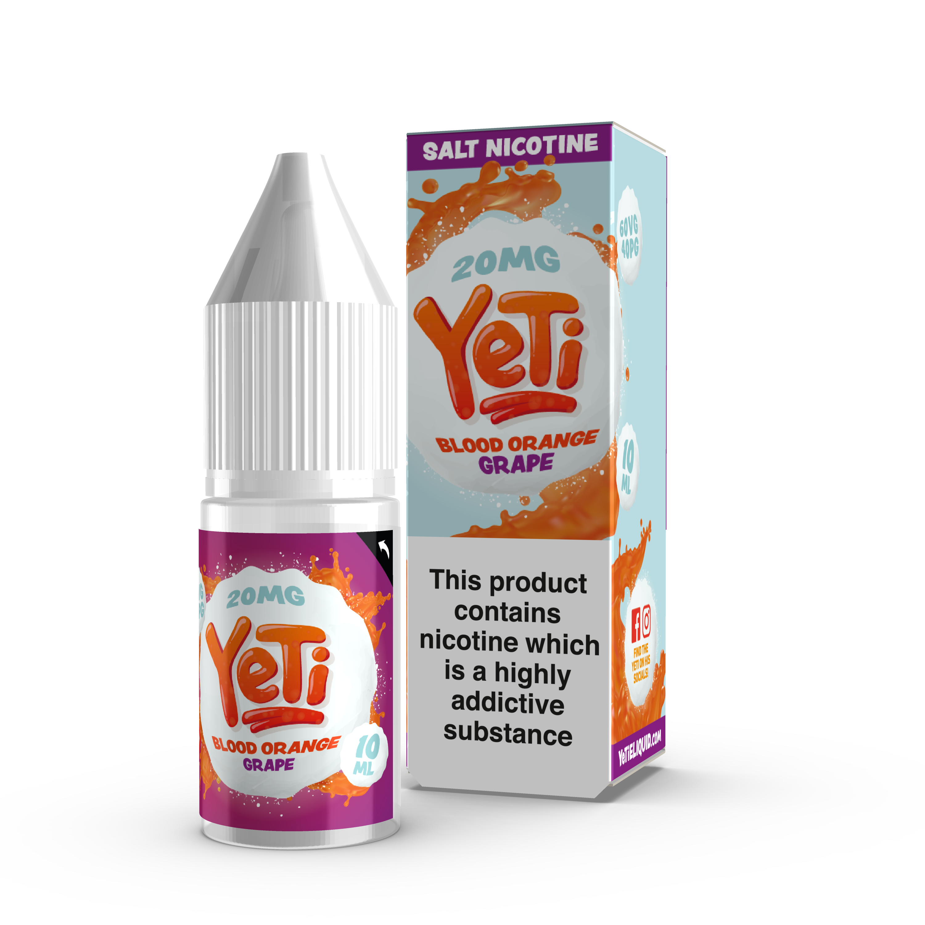 Blood Orange Grape Nic Salt by Yeti