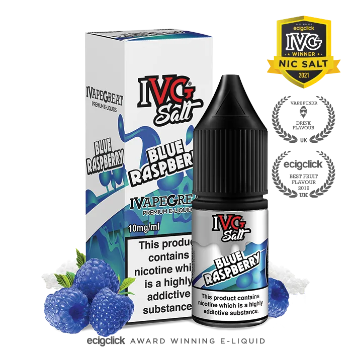 Blue Raspberry by IVG Salts