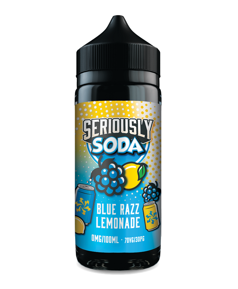 Blue Razz Lemonade by Seriously Soda