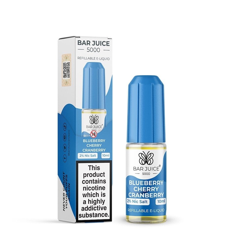 Blueberry Cherry Cranberry Nic Salt - Bar Juice 5000