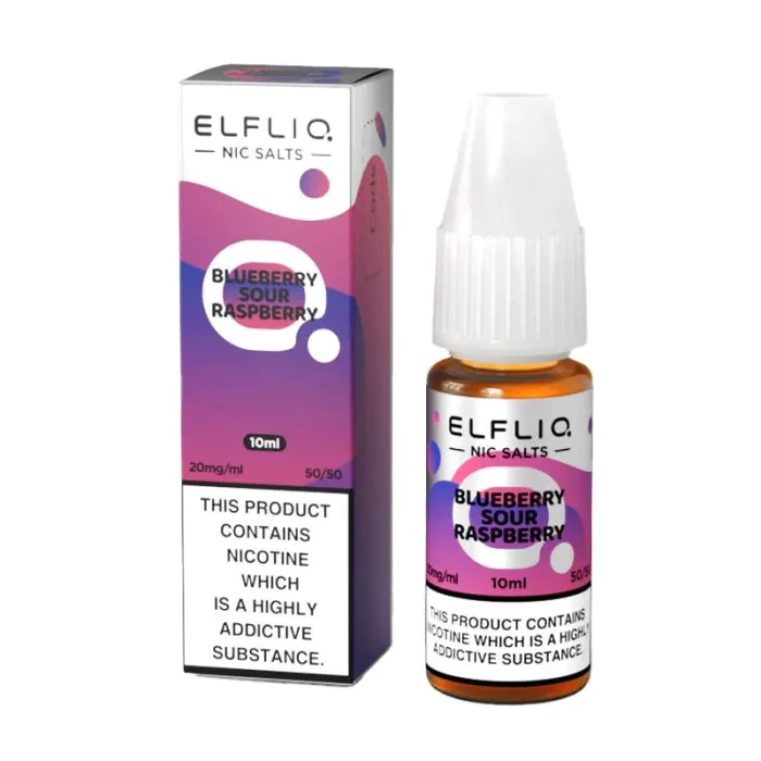 Blueberry Sour Raspberry Nic Salt by ELFLIQ