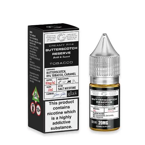Butterscotch Reserve by Glas Basix Nic Salts