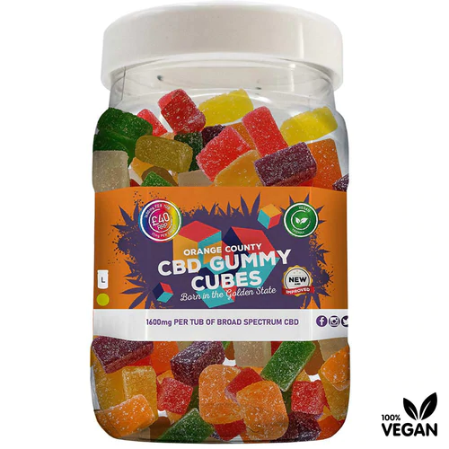 Orange County CBD Gummy's (Large Tub)