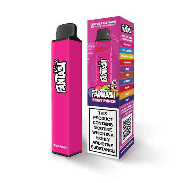 Fantasi Disposable 600 Puff - Fruit Punch | ManchesterVapeMan Fantasi Disposable 600 Puff - Fruit Punch | ManchesterVapeMan