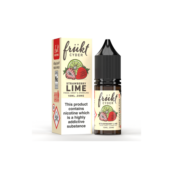 Strawberry Lime by Frukt Cyder Nic Salt-ManchesterVapeMan