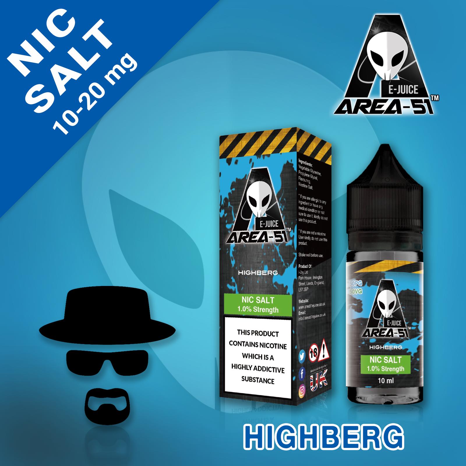 Highberg by Area 51 Nic Salts-ManchesterVapeMan