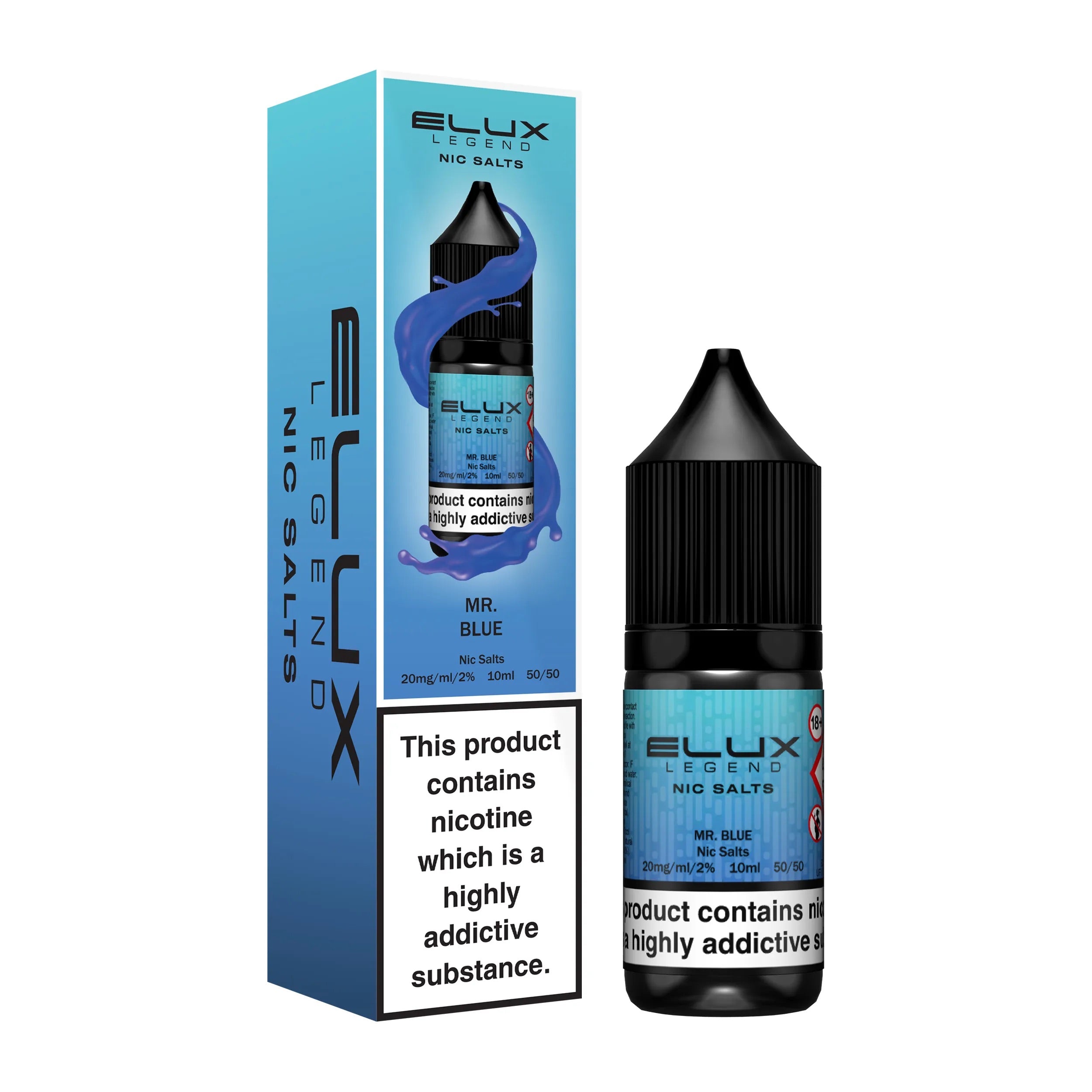 Mr Blue Nic Salt by Elux