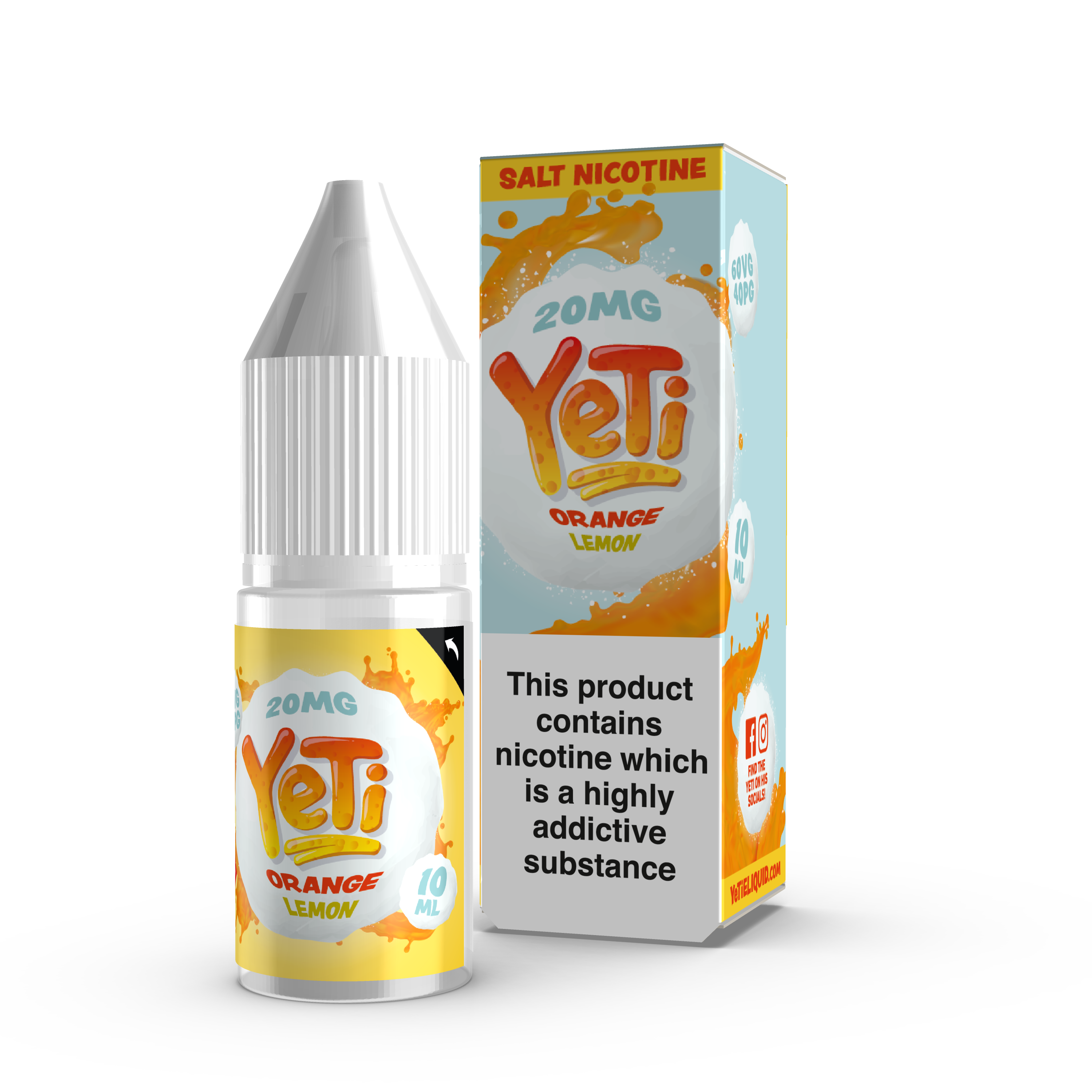 Orange Lemon Nic Salt by Yeti
